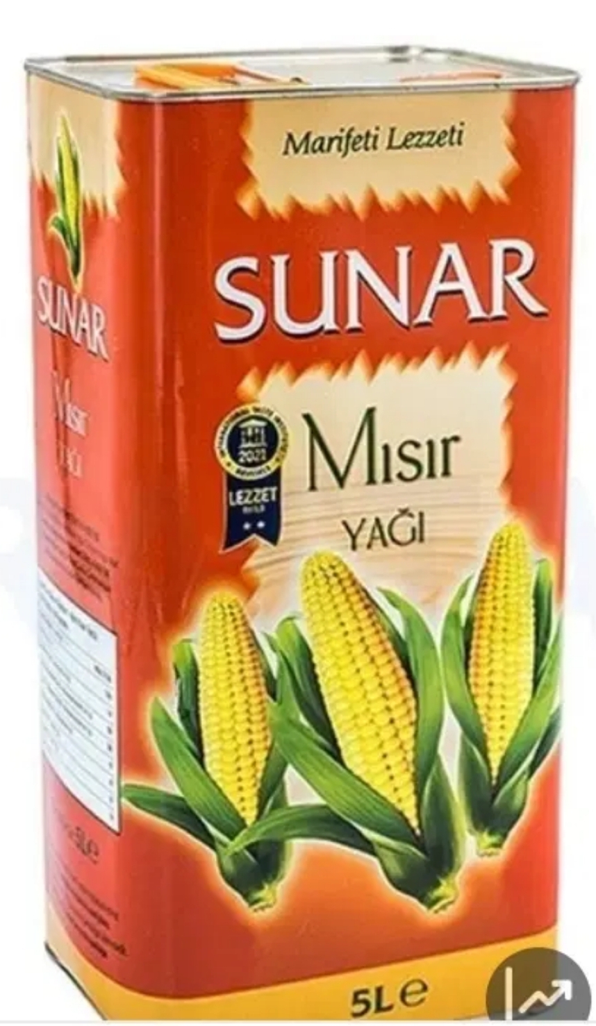 روغن ذرت سونار ۵ لیتری ترکیه قسطی 4 قسطه