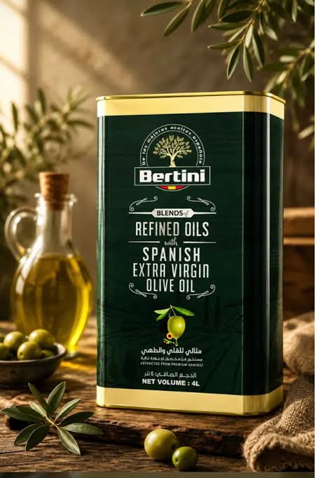 روغن زیتون ۴ لیتری برتینی ساخت اسپانیا